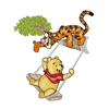 Winnie pooh and Tiger to swing